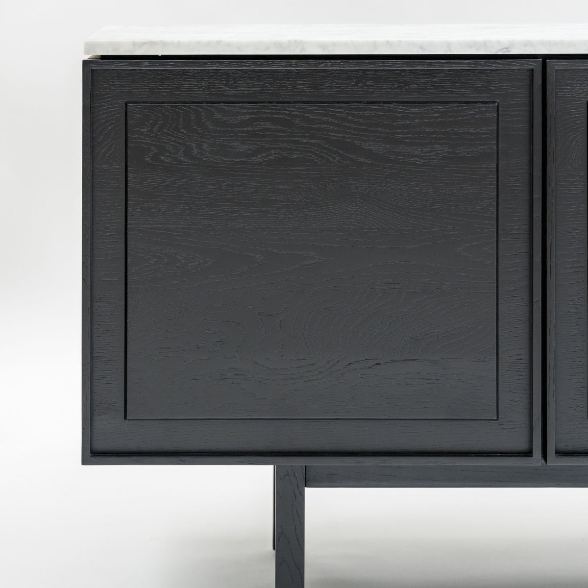 Yorke 220 Sideboard - Black Oak & Bianca Carrara - Buffets & Sideboards Tolv Loom Collection Dubai