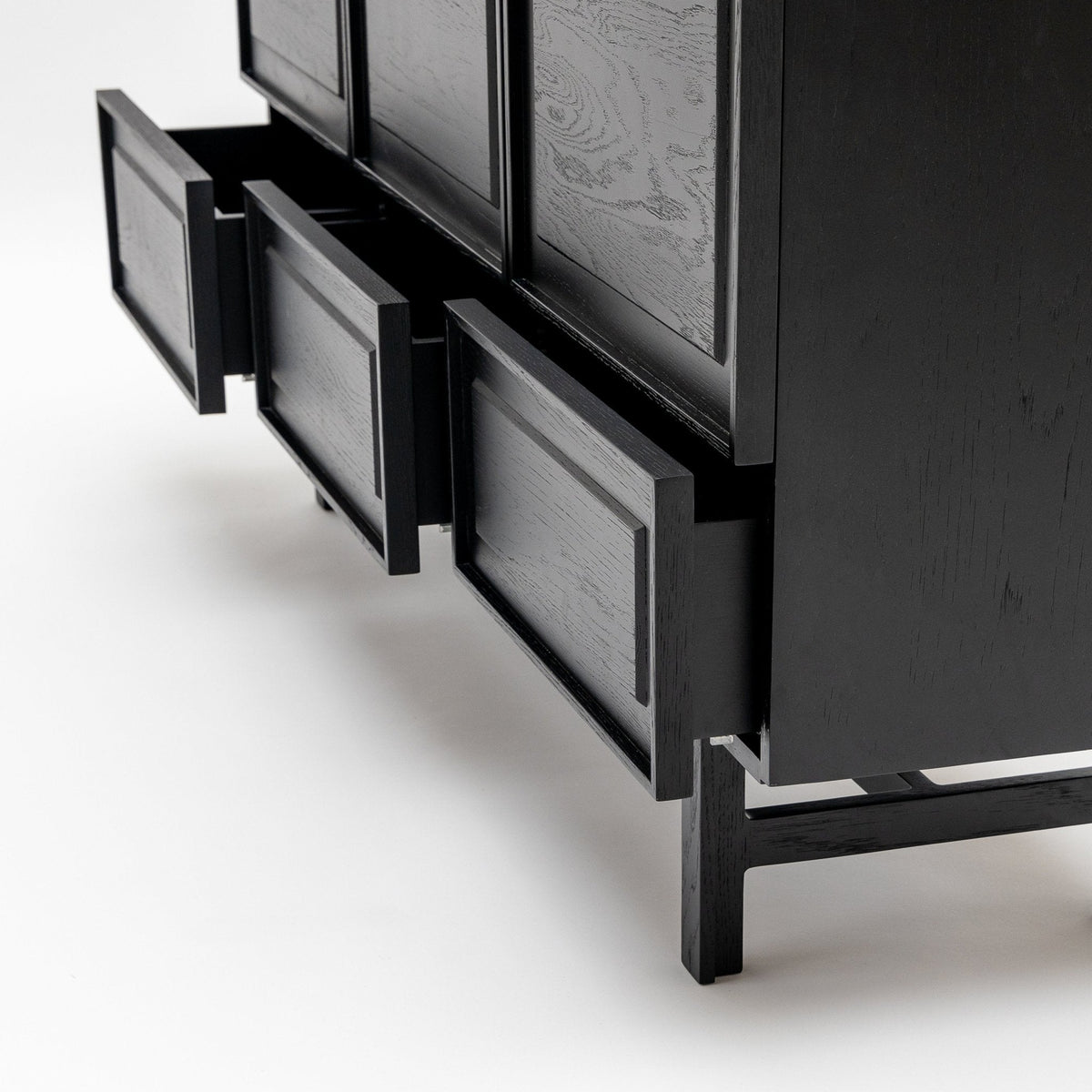 Yorke Highboard - Black Oak