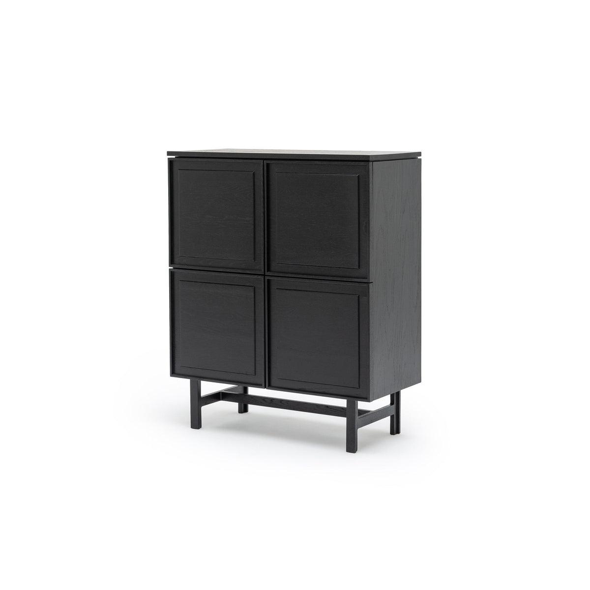 Yorke Highboard - Black Oak