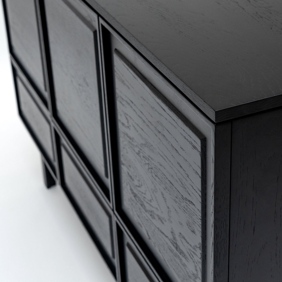 Yorke Highboard - Black Oak