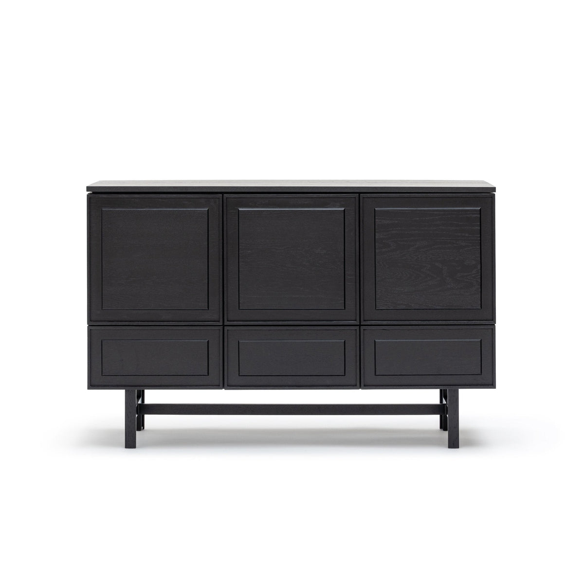 Yorke Highboard - Black Oak