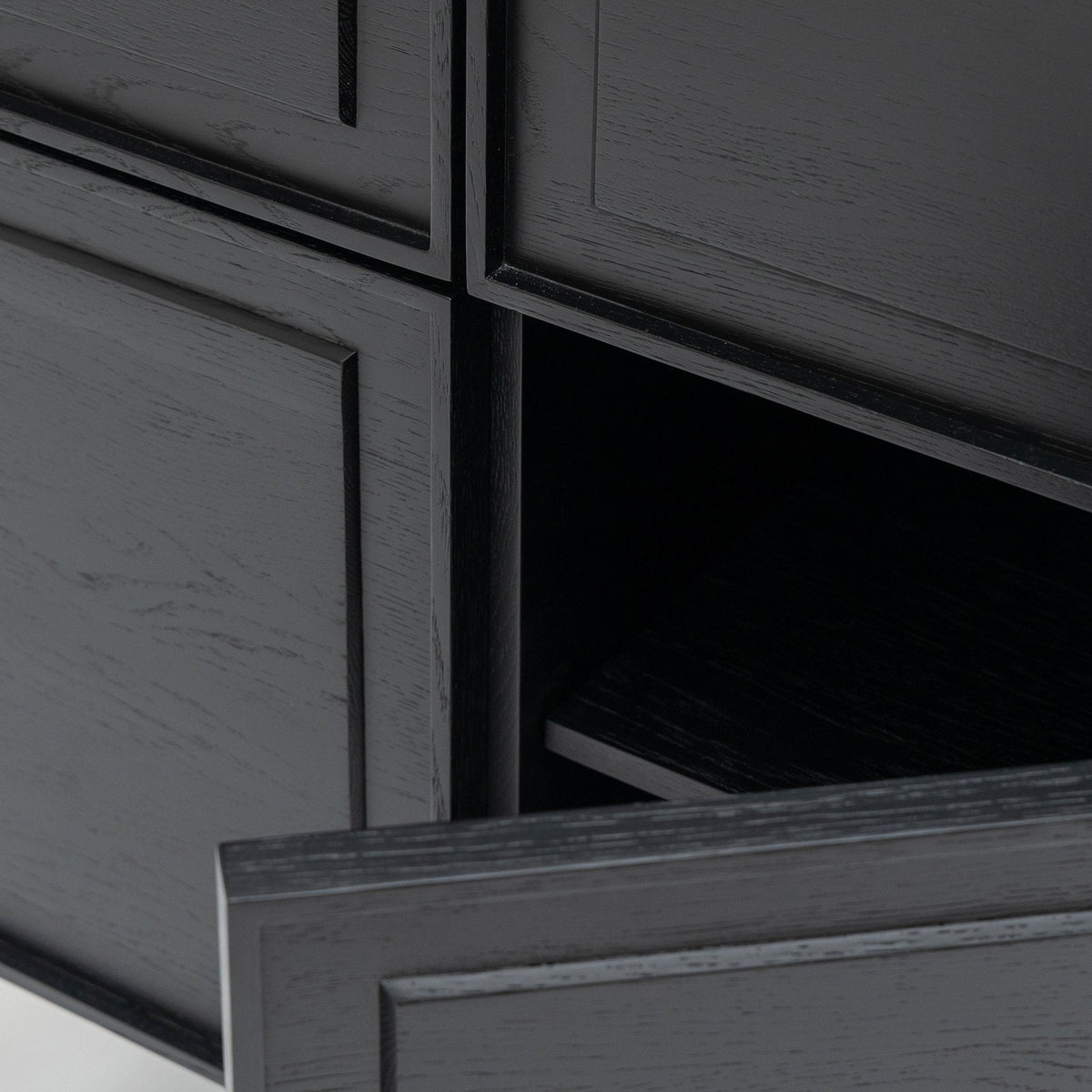 Yorke Highboard - Black Oak