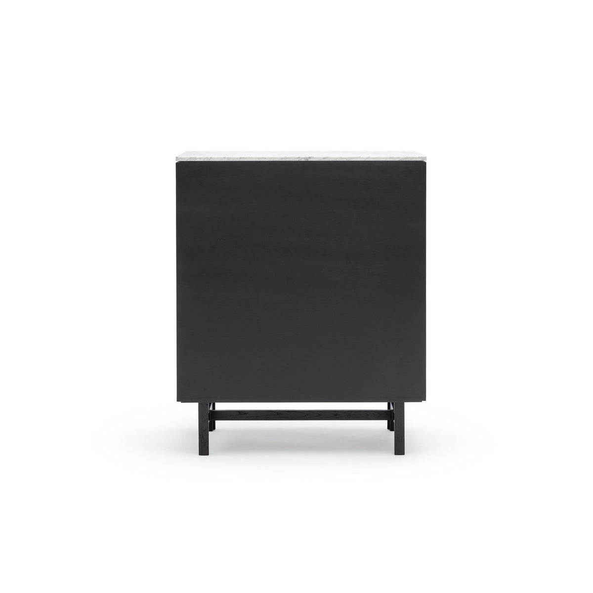 Yorke Highboard - Black Oak & Bianca Carrara