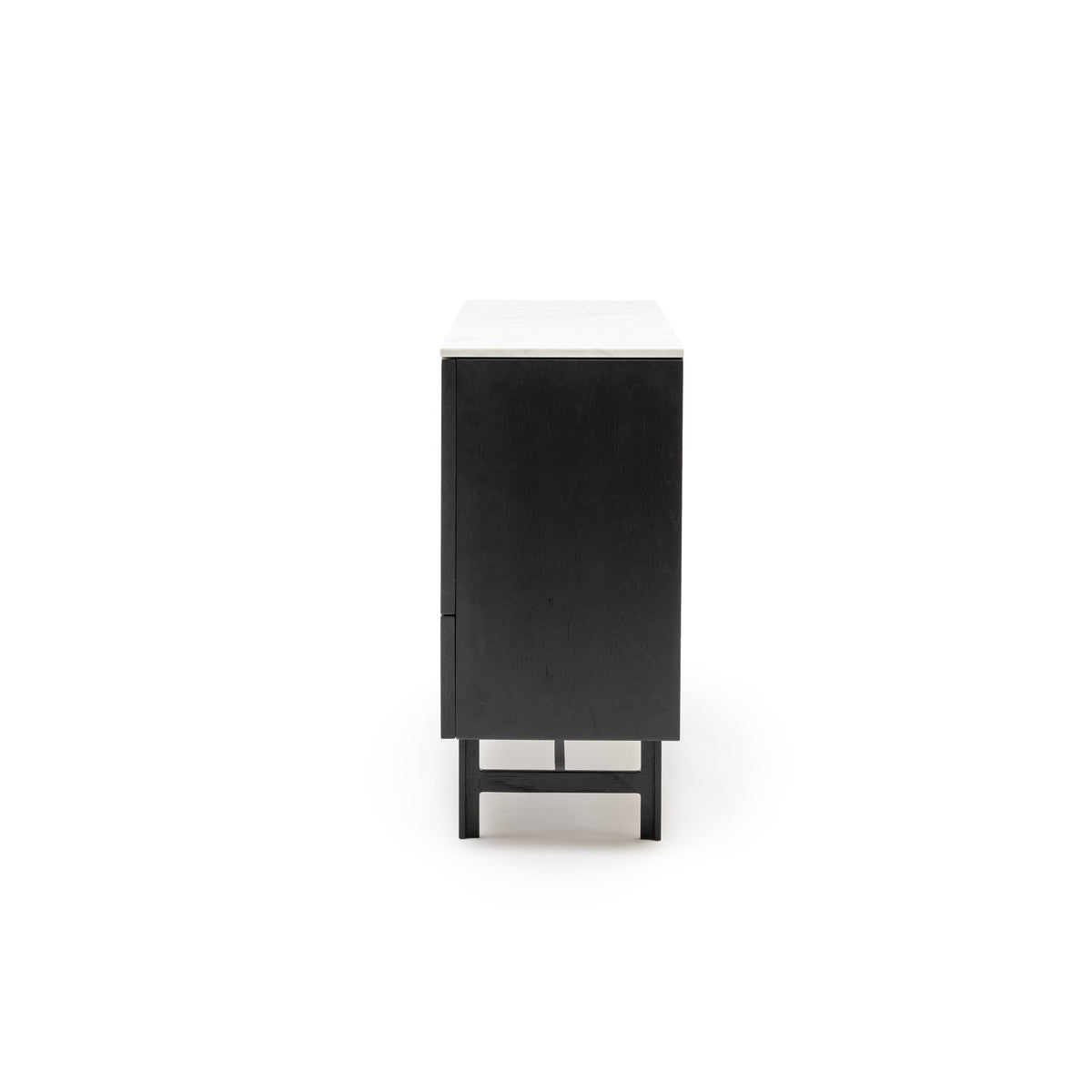 Yorke Highboard - Black Oak & Bianca Carrara