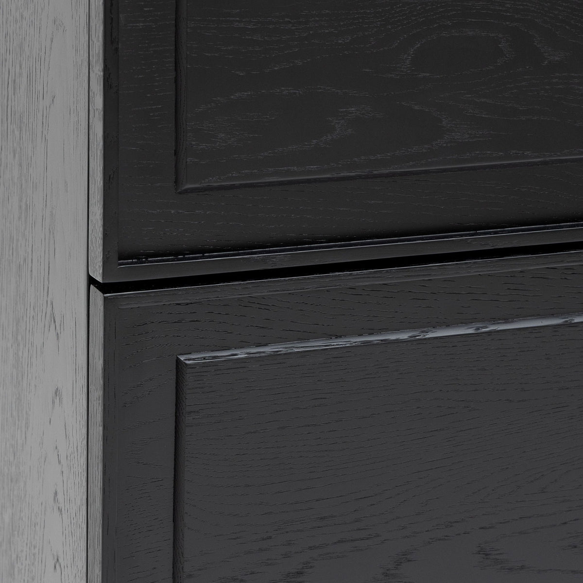 Yorke Highboard - Black Oak & Nero Marquina - Buffets & Sideboards Tolv Loom Collection Dubai