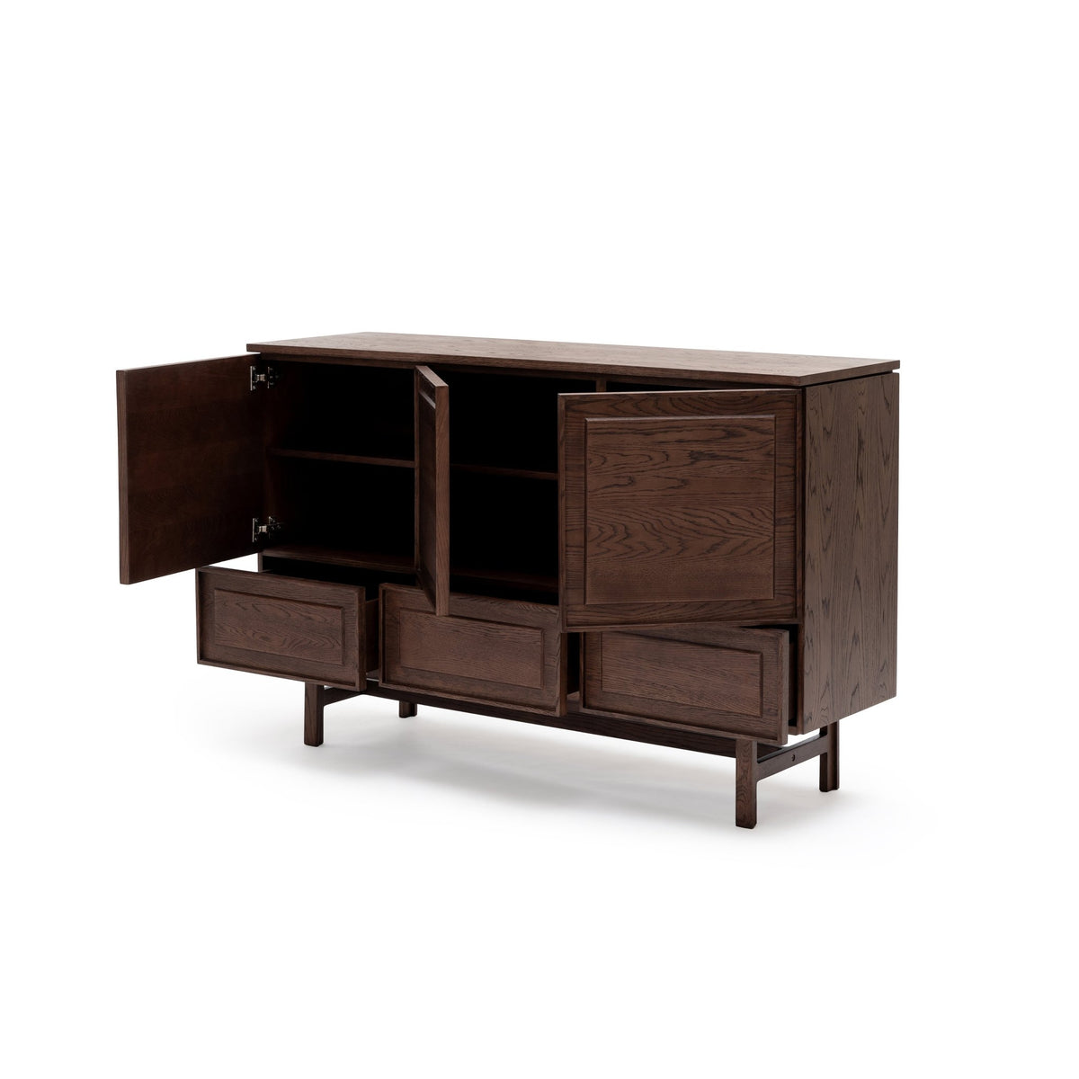 Yorke Highboard - Espresso Oak