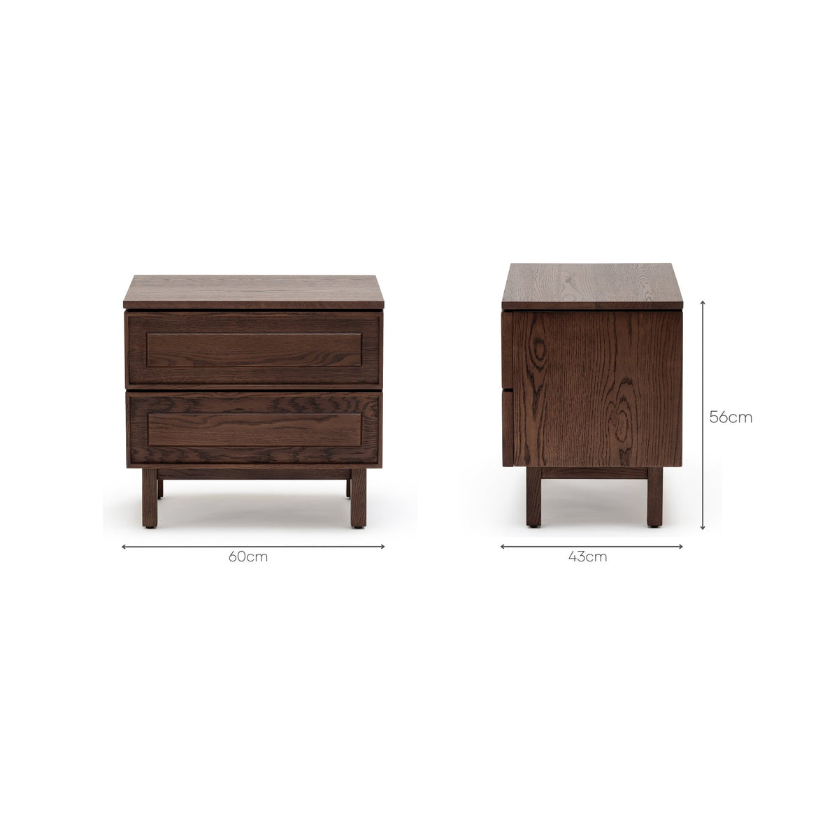 Yorke Nightstand - Espresso Oak