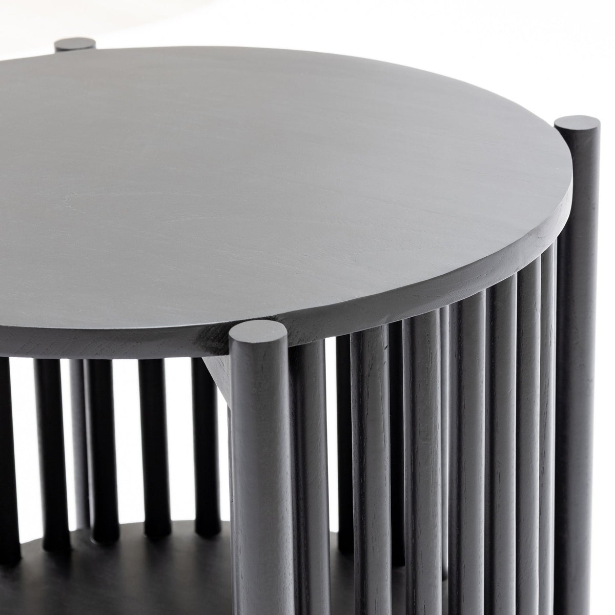 Zara Side Table - Black - Nightstands Loom Collection Loom Collection Dubai
