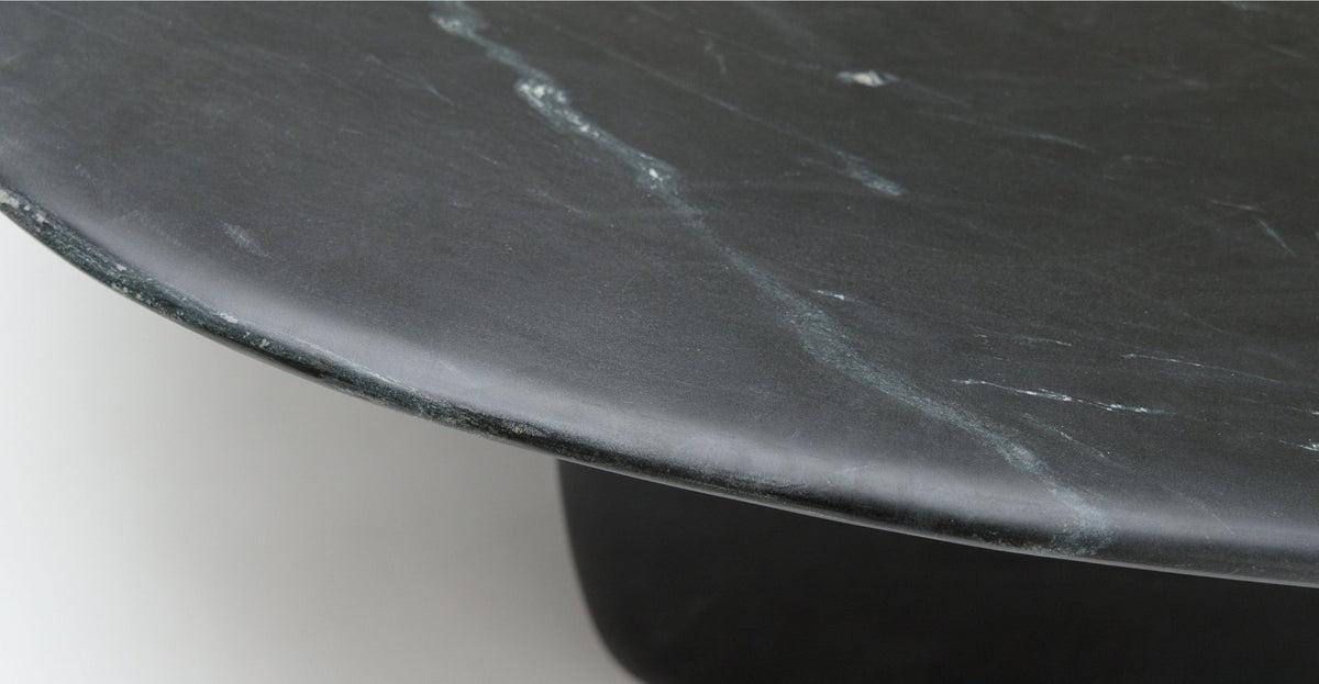 Eden Coffee Table 120 - Black Oak & Nero Perlato