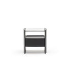 Tathra Nightstand - Black Oak & Bianca Carrara