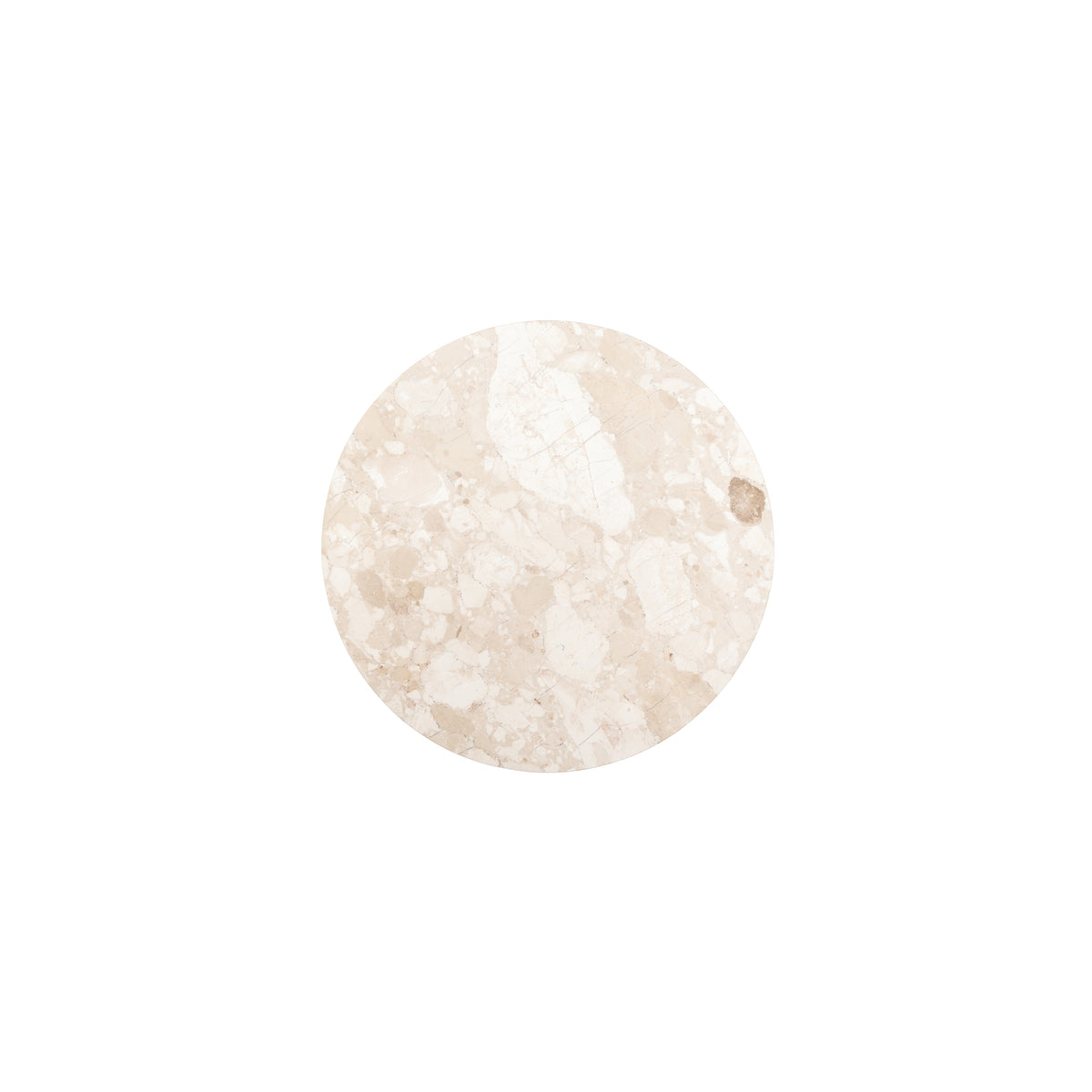 Nuba Cylinder Side Table - Kunis Breccia Marble