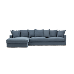 Sloopy L-Shaped Sofa - Asa Ink