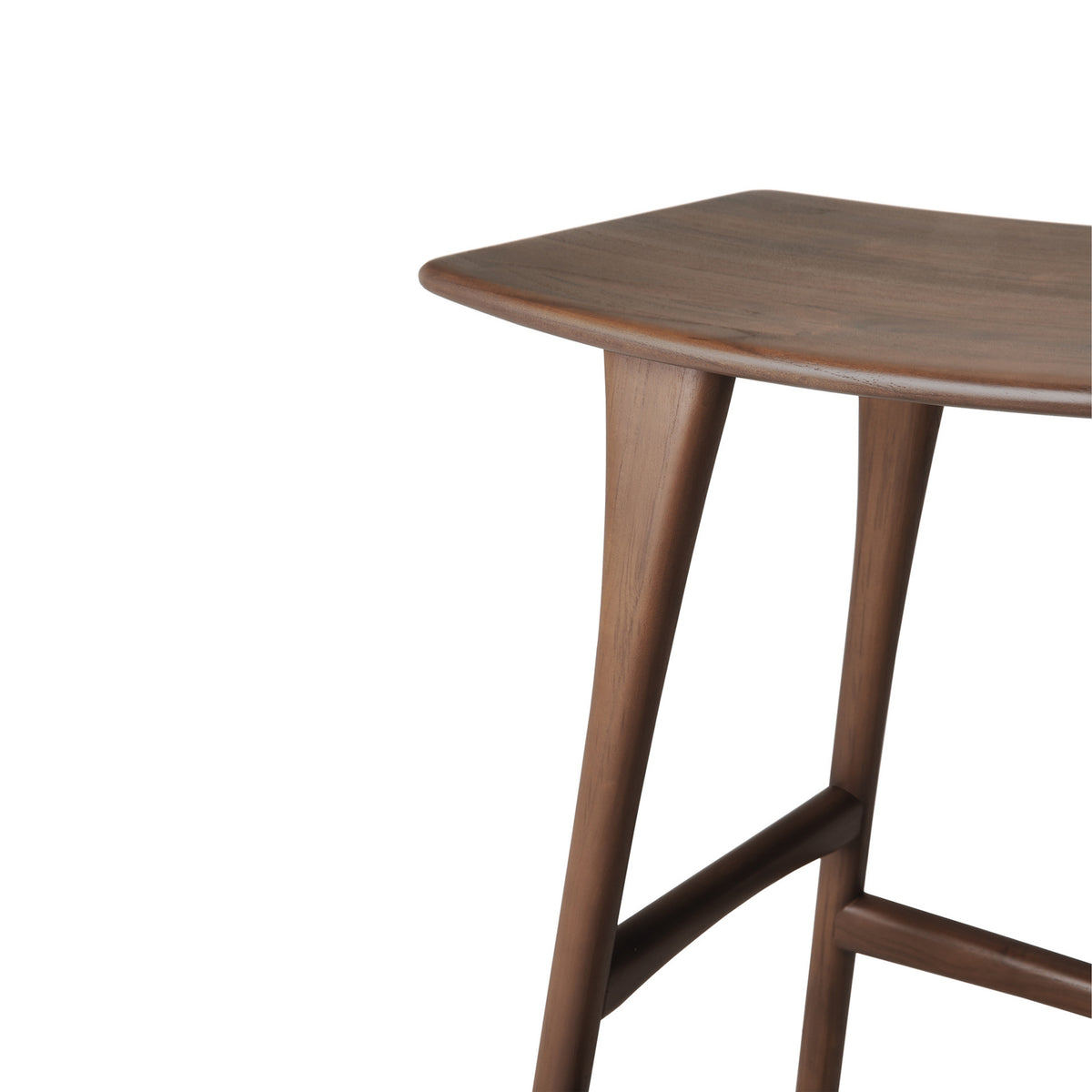 Osso Counter Stool - Varnished Teak