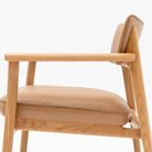 Poise Lounge Chair - Light Oak & Pecan Leather