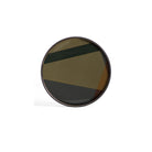 Angle Round Glass Tray - Slate