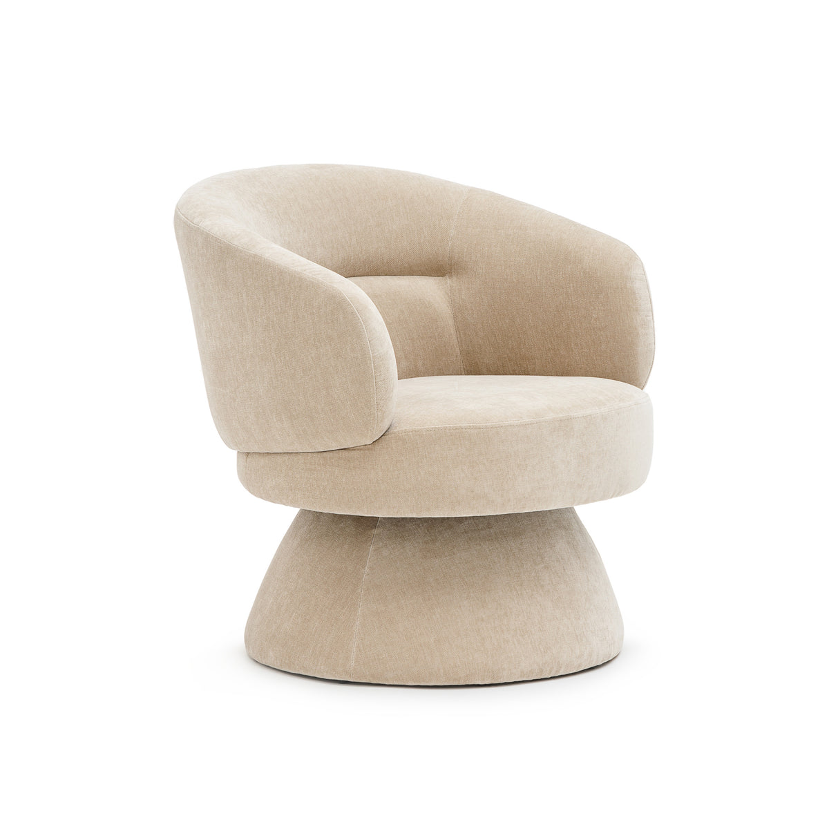 Gwen Swivel Chair - Latte