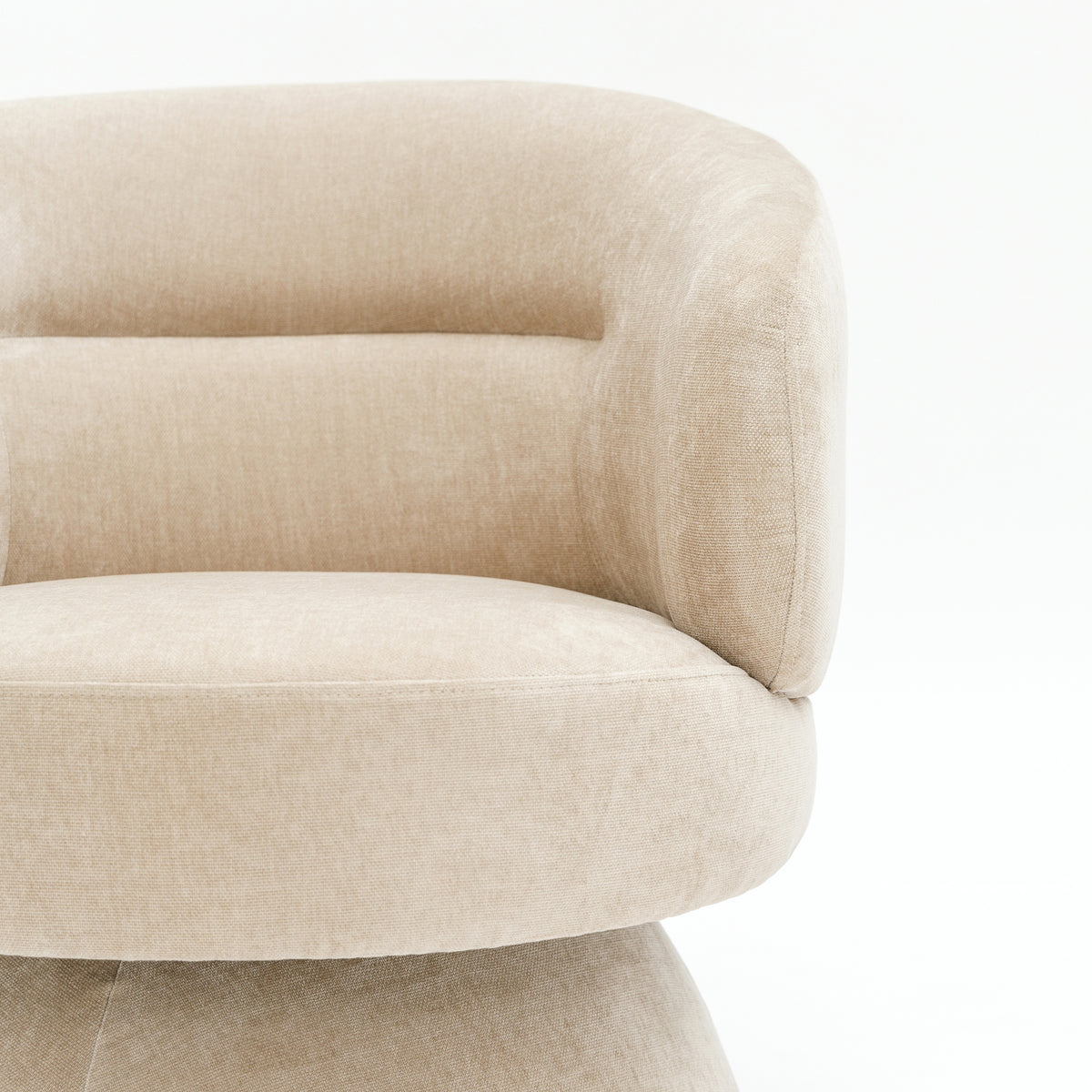 Gwen Swivel Chair - Latte