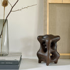 Organic Sculpture - Varnished Mahogany - Dark Brown