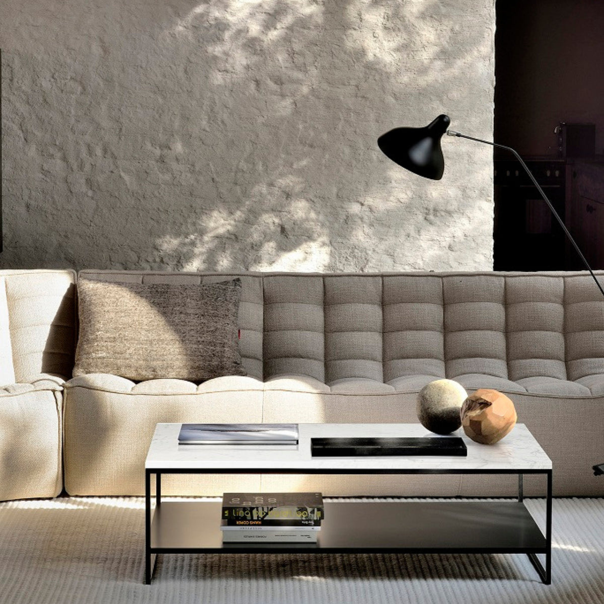 N701 Sofa - Beige - 3 Seater