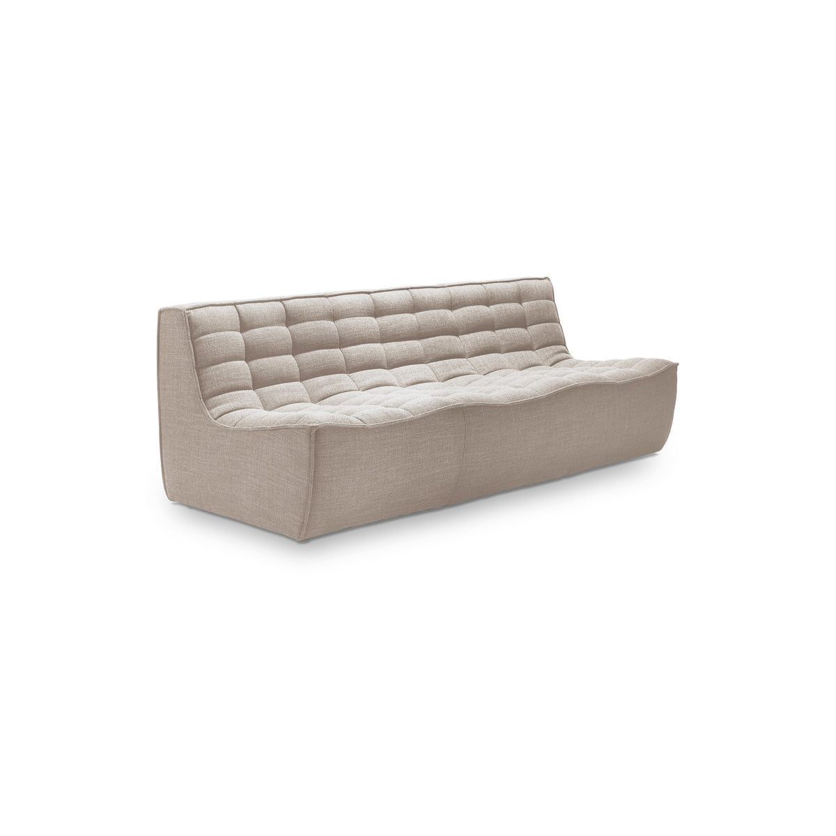 N701 Sofa - Beige - 3 Seater
