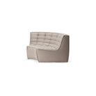 N701 Sofa - Beige - Round Corner
