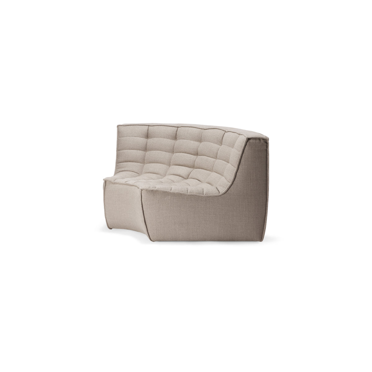 N701 Sofa - Beige - Round Corner