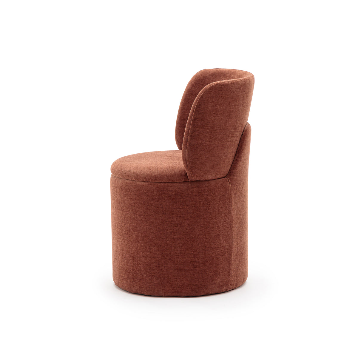 Odette Swivel Chair - Bordeaux