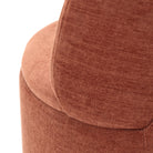 Odette Swivel Chair - Bordeaux