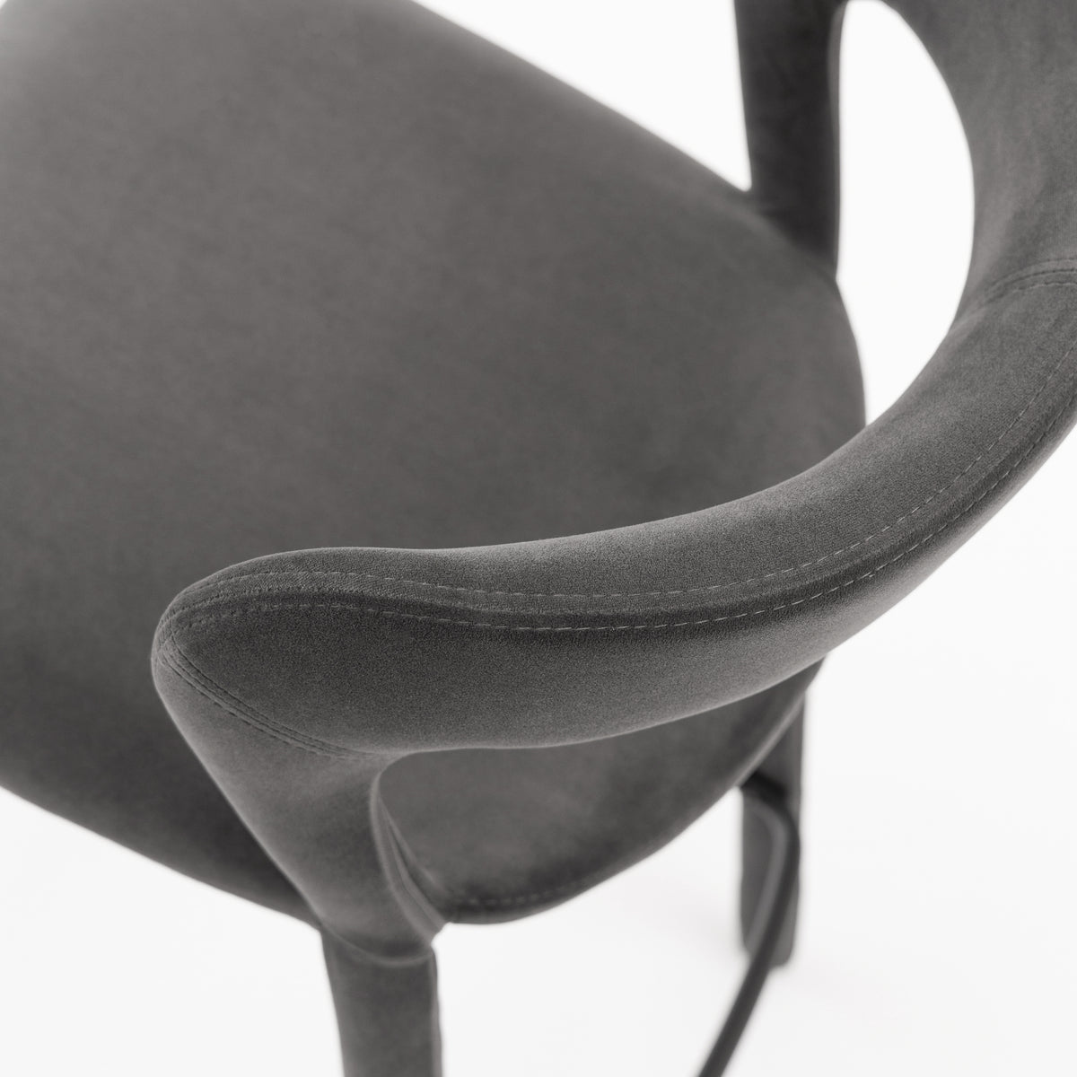 Monaco Counter Chair - Charcoal