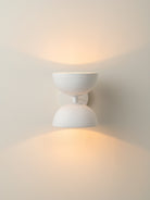 Ruzo - 2 Light Porcelain White Wall Light