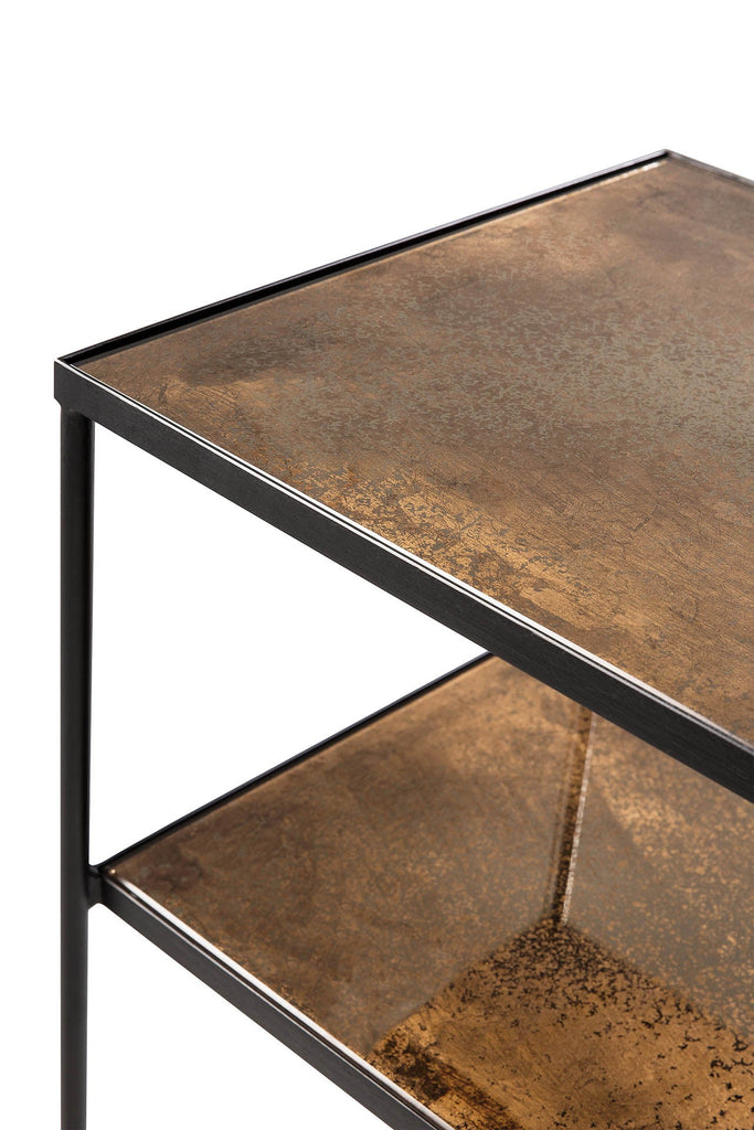 Aged Sofa Console - Bronze Copper - Loom Collection