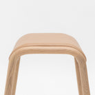 Aha Counter Stool - Blonde Oak & Canyon Leather - Bar & Counter Stools Natadora Loom Collection Dubai