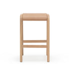 Aha Counter Stool - Blonde Oak & Canyon Leather - Bar & Counter Stools Natadora Loom Collection Dubai