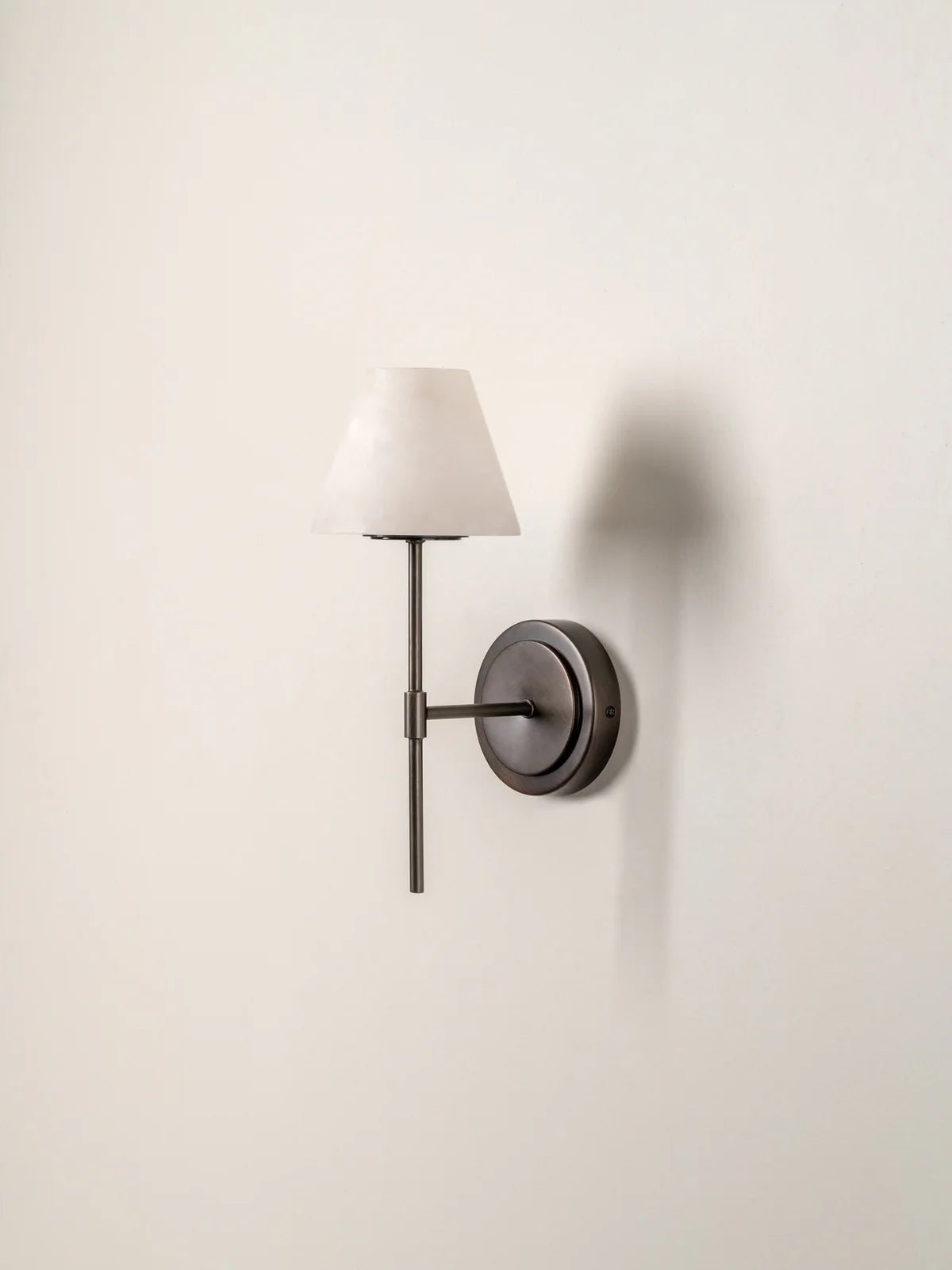 Alba - 1 Light Alabaster And Bronze Wall Light - Wall Lights Lights&Lamps Loom Collection Dubai