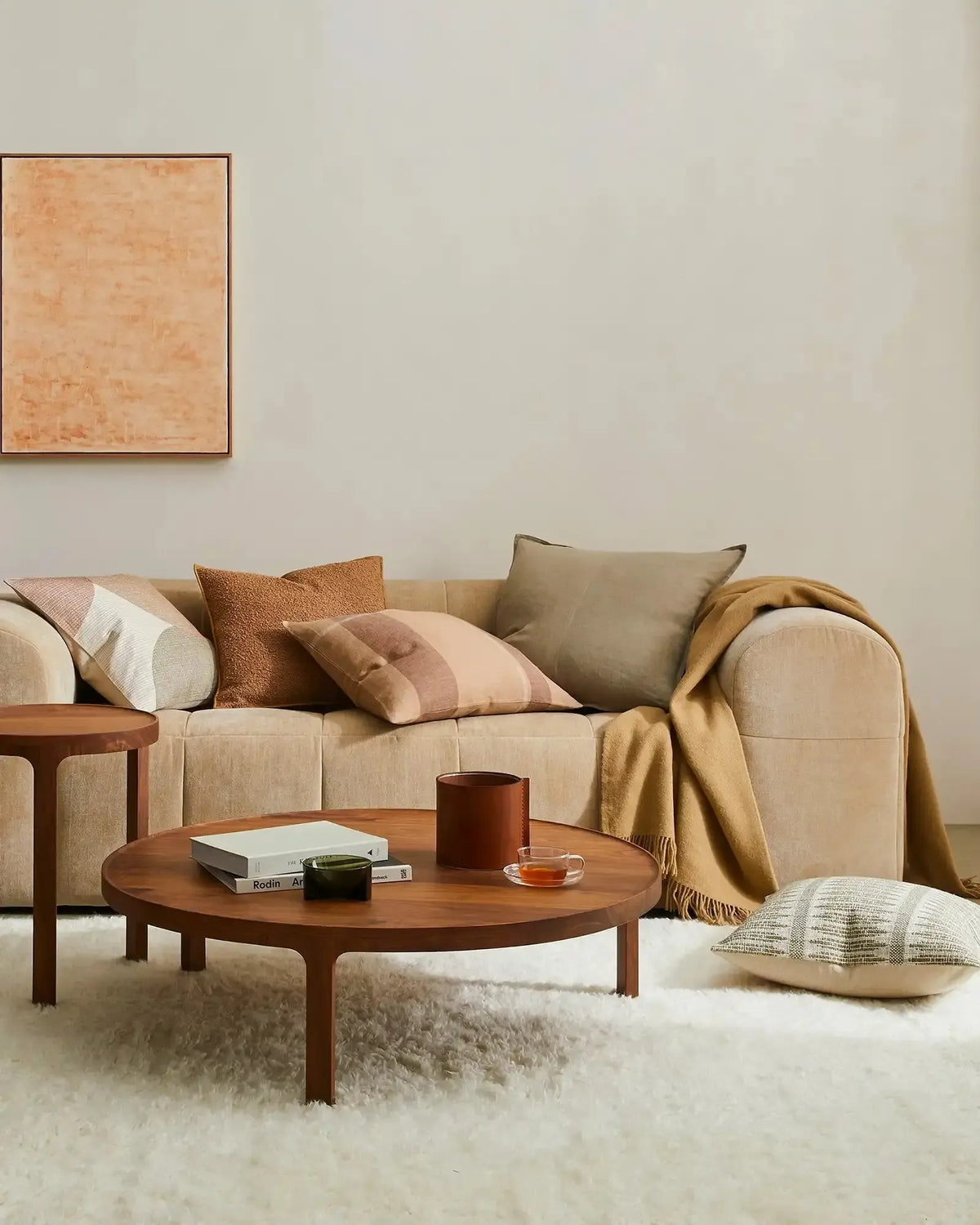 Alberto Boucle 50Cm Cushion - Copper