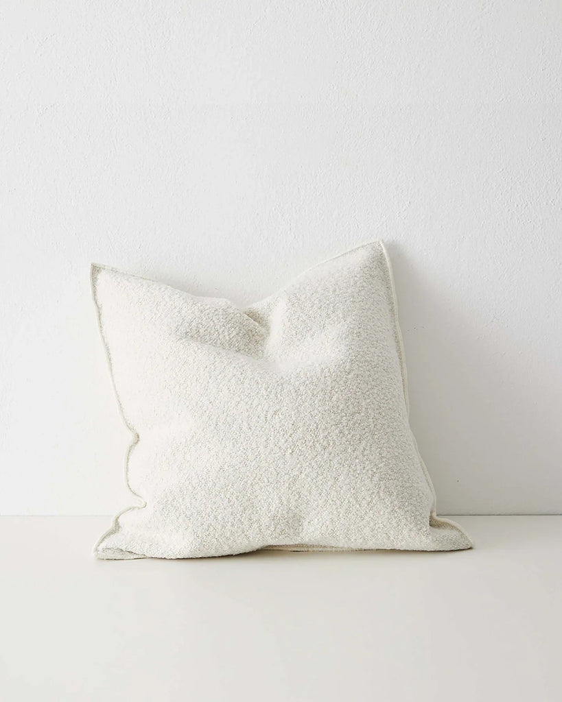 Alberto Boucle 50Cm Cushion - Ivory - Loom Collection