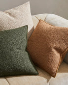 Alberto Boucle 50Cm Cushion - Olive