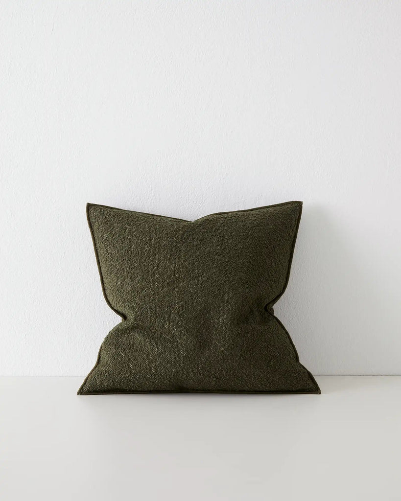 Alberto Boucle 50Cm Cushion - Olive - Loom Collection