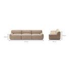 Alison Modular Sofa - Melange Muesli - Sofa Loom Collection Loom Collection Dubai