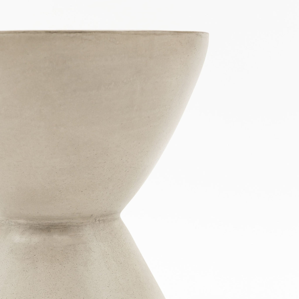 Ally Side Table - Concrete - Side Tables Tolv Loom Collection Dubai