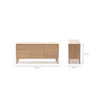Alura Sideboard - Blonde Oak - Buffets & Sideboards Loom Collection Loom Collection Dubai