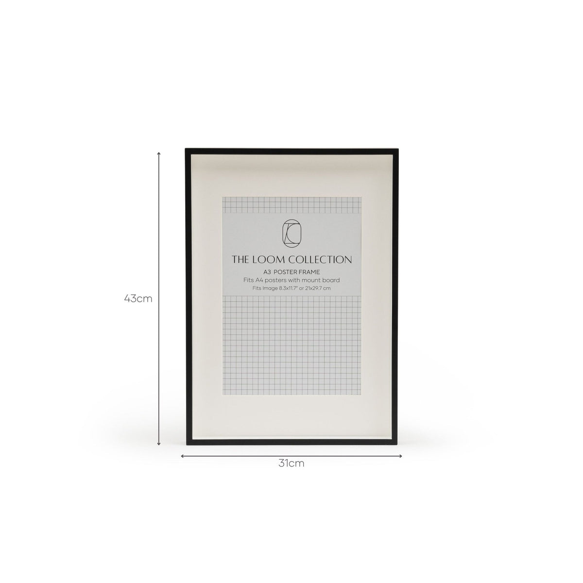 Amara A3 Poster Frame - Posters & Picture Frames Loom Collection Loom Collection Dubai