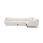 Amelia Closed Corner Sofa - Canvas White - Sectional Sofas Loom Collection Loom Collection Dubai