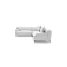Amelia Closed Corner Sofa - Silver - Sectional Sofas Loom Collection Loom Collection Dubai
