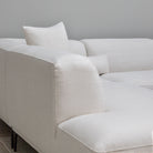 Amelia Corner Sofa - Canvas White - Sectional Sofas Loom Collection Loom Collection Dubai