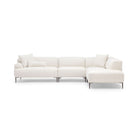 Amelia Corner Sofa - Canvas White - Sectional Sofas Loom Collection Loom Collection Dubai