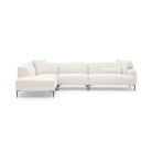 Amelia Corner Sofa - Canvas White - Sectional Sofas Loom Collection Loom Collection Dubai