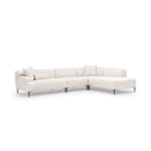 Amelia Corner Sofa - Canvas White - Sectional Sofas Loom Collection Loom Collection Dubai