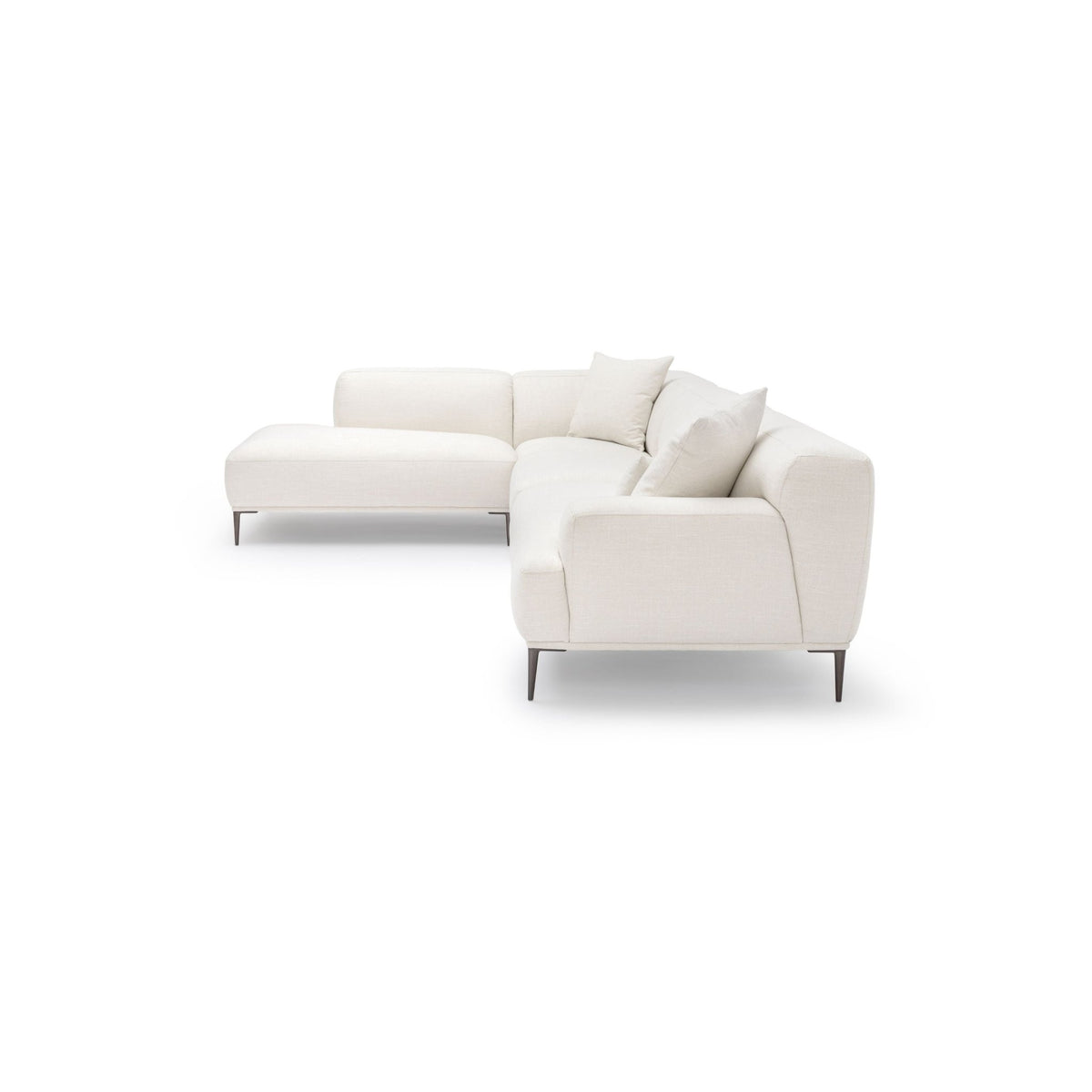 Amelia Corner Sofa - Canvas White - Sectional Sofas Loom Collection Loom Collection Dubai