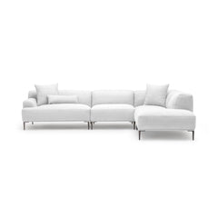 Amelia Corner Sofa - Silver - Sectional Sofas Loom Collection Loom Collection Dubai